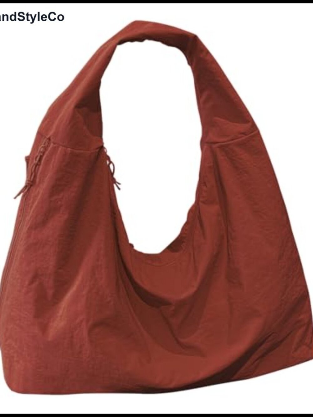 Slouchy Nylon Hobo Bag Large Tote Shoulder Bag Travel Gym Beach Weekend
